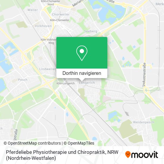 Pferdeliebe Physiotherapie und Chiropraktik Karte