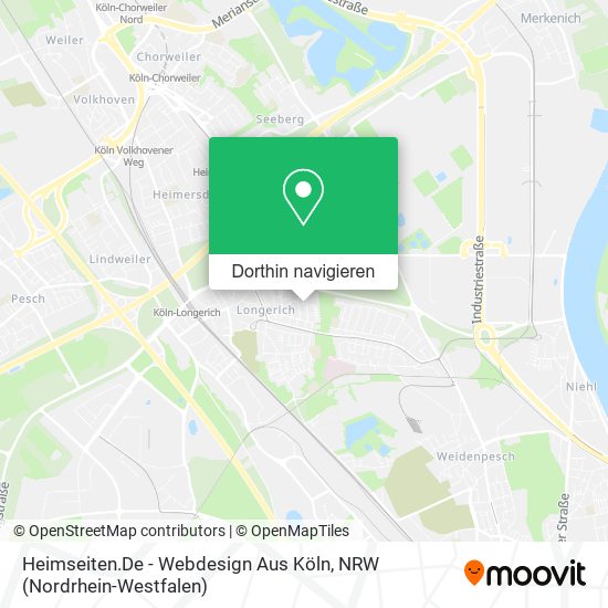 Heimseiten.De - Webdesign Aus Köln Karte