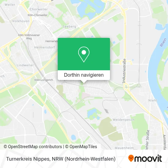 Turnerkreis Nippes Karte