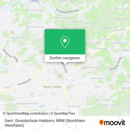 Gem. Grundschule Hebborn Karte