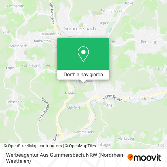Werbeagentur Aus Gummersbach Karte