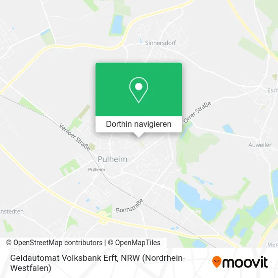 Geldautomat Volksbank Erft Karte