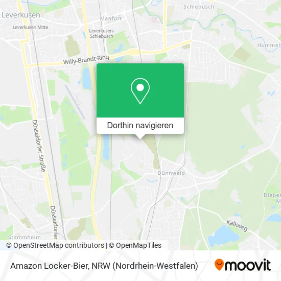 Amazon Locker-Bier Karte