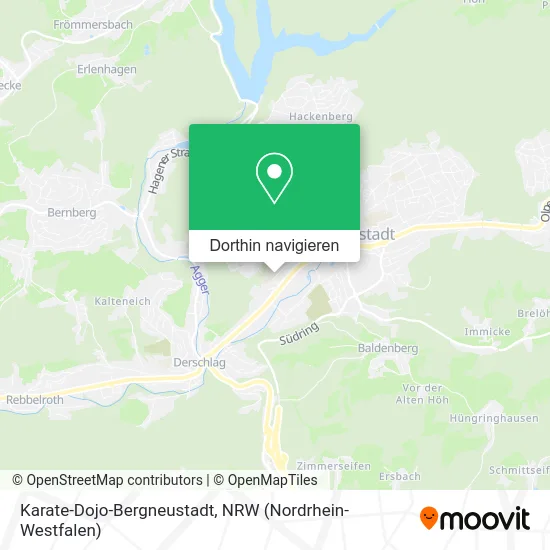 Karate-Dojo-Bergneustadt Karte