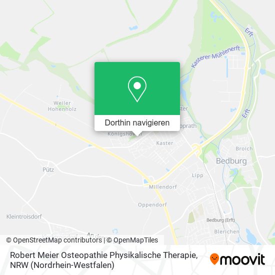 Robert Meier Osteopathie Physikalische Therapie Karte