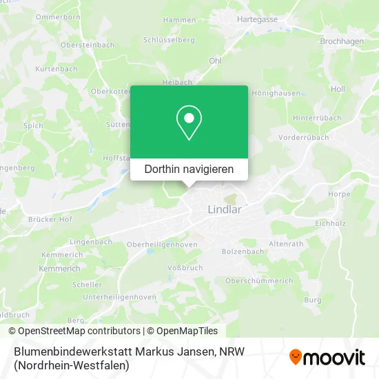 Blumenbindewerkstatt Markus Jansen Karte