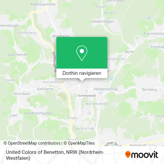 United Colors of Benetton Karte