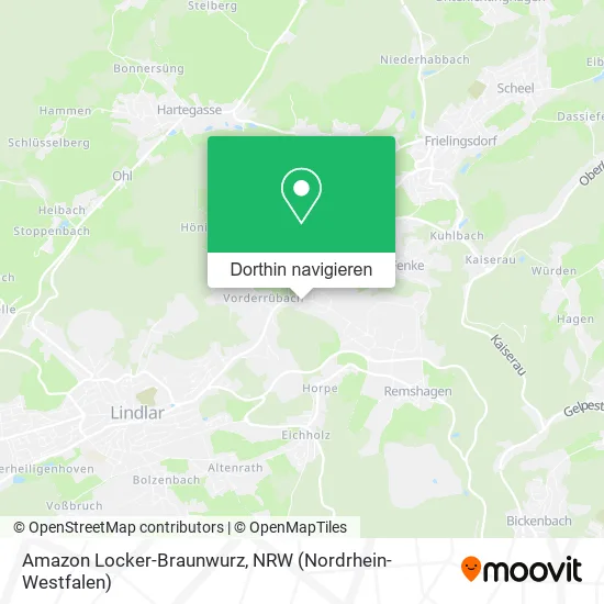 Amazon Locker-Braunwurz Karte