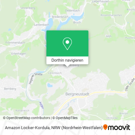 Amazon Locker-Kordula Karte