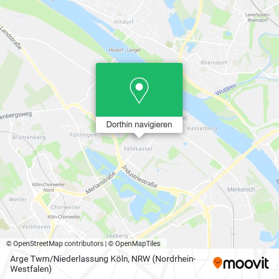 Arge Twm/Niederlassung Köln Karte