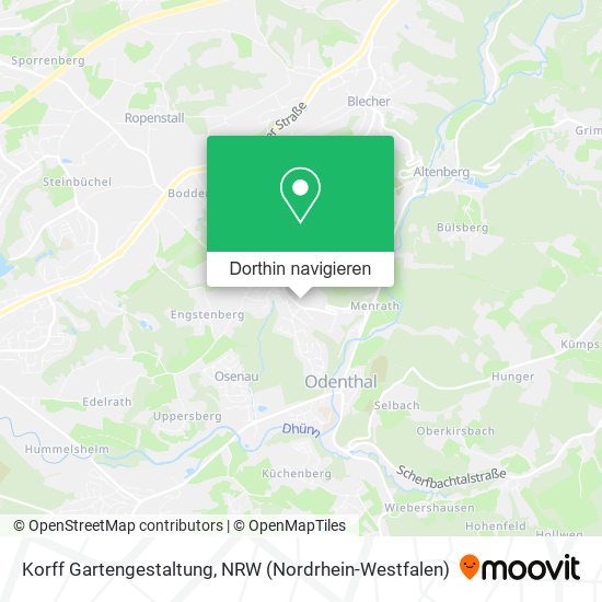 Korff Gartengestaltung Karte