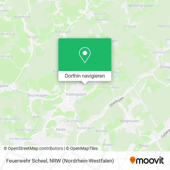 Feuerwehr Scheel Karte