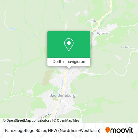 Fahrzeugpflege Röser Karte