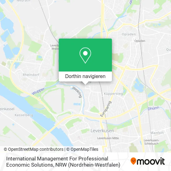 International Management For Professional Economic Solutions Karte