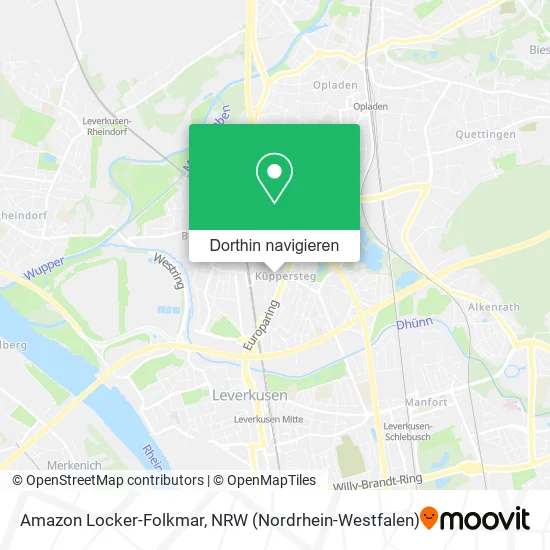 Amazon Locker-Folkmar Karte