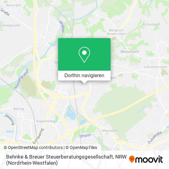 Behnke & Breuer Steuerberatungsgesellschaft Karte