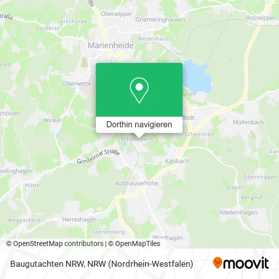 Baugutachten NRW Karte