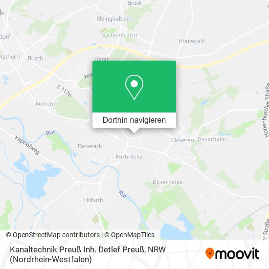 Kanaltechnik Preuß Inh. Detlef Preuß Karte