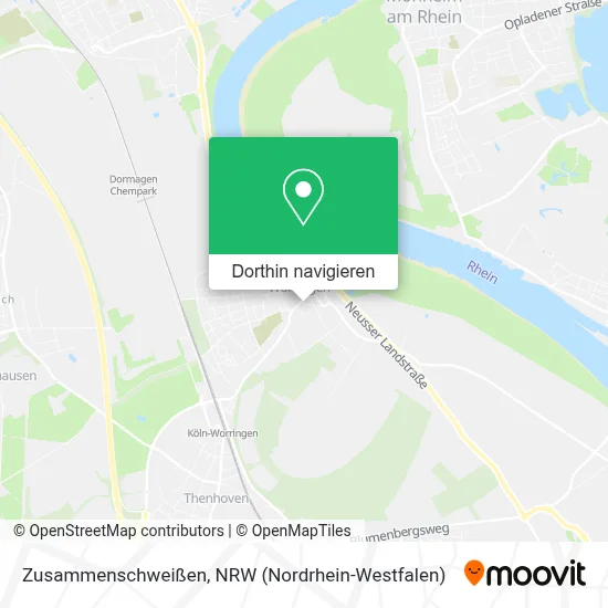 Zusammenschweißen Karte