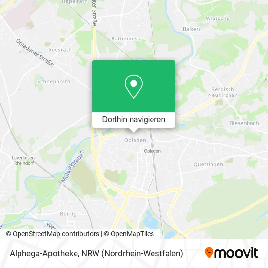 Alphega-Apotheke Karte