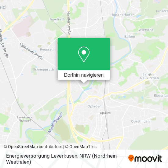 Energieversorgung Leverkusen Karte