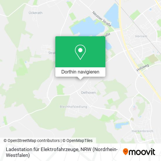 Ladestation für Elektrofahrzeuge Karte