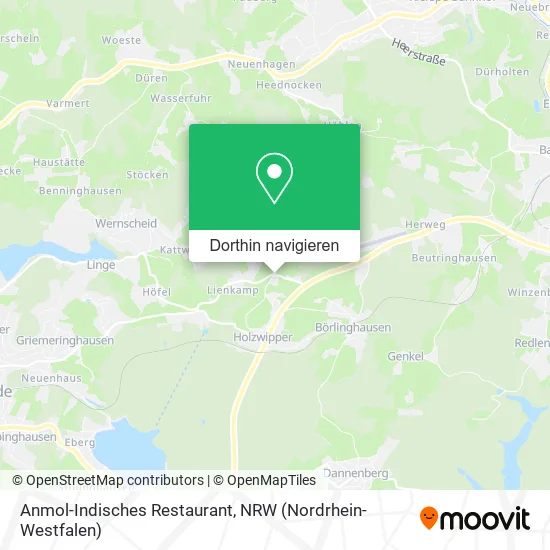 Anmol-Indisches Restaurant Karte