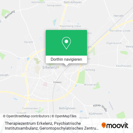 Therapiezentrum Erkelenz, Psychiatrische Institutsambulanz, Gerontopschyiatrisches Zentrum Karte