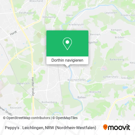 Peppy's . Leichlingen Karte