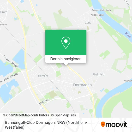 Bahnengolf-Club Dormagen Karte