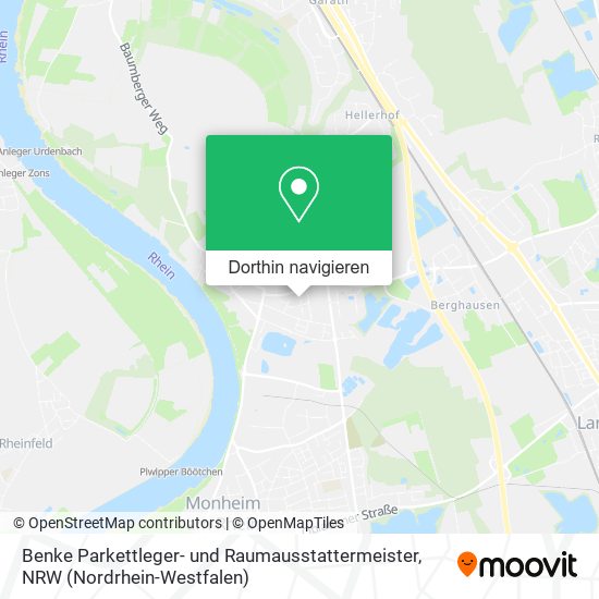 Benke Parkettleger- und Raumausstattermeister Karte