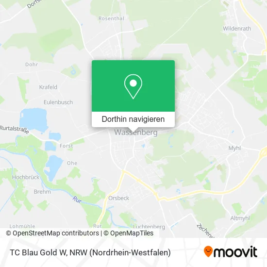 TC Blau Gold W Karte