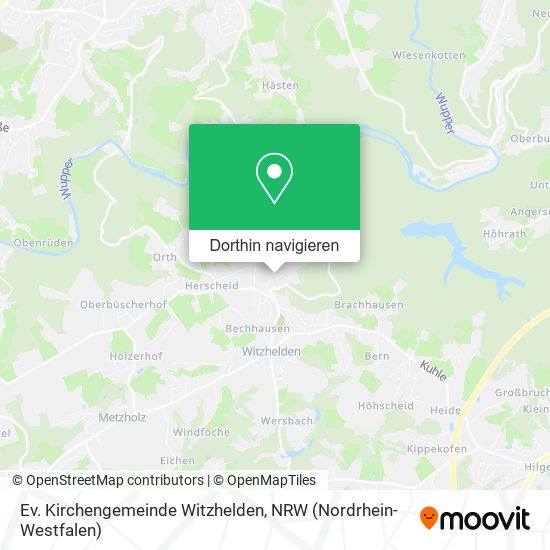 Ev. Kirchengemeinde Witzhelden Karte