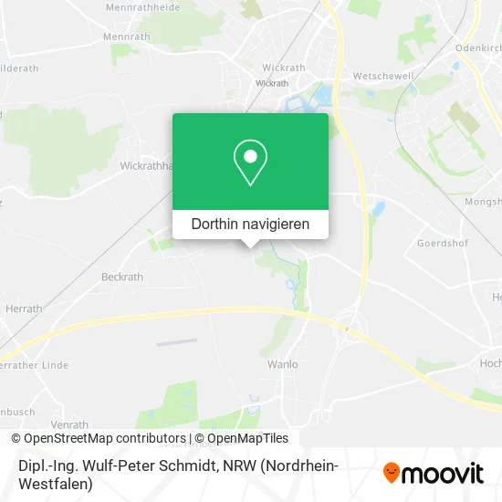 Dipl.-Ing. Wulf-Peter Schmidt Karte