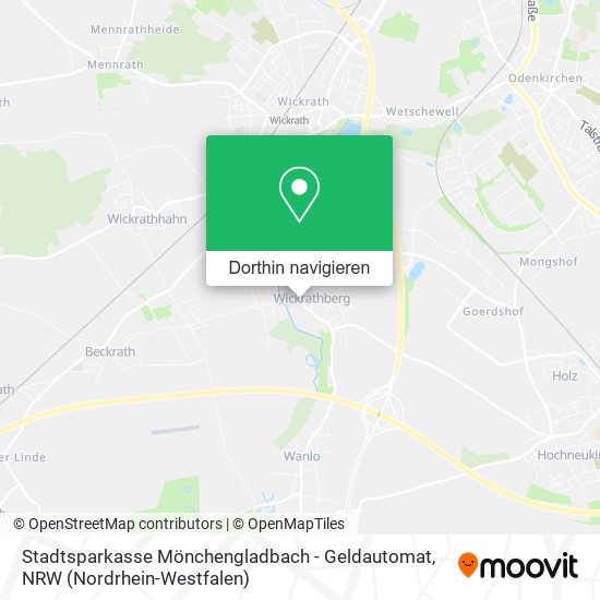 Stadtsparkasse Mönchengladbach - Geldautomat Karte