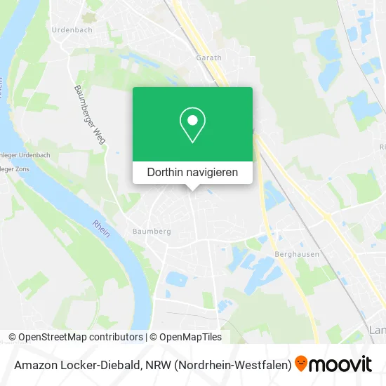 Amazon Locker-Diebald Karte