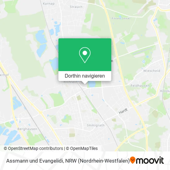 Assmann und Evangelidi Karte