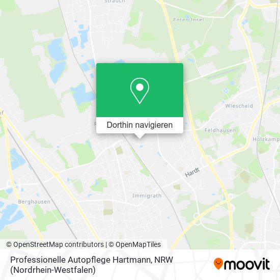 Professionelle Autopflege Hartmann Karte