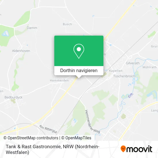 Tank & Rast Gastronomie Karte