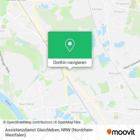 Assistenzdienst Gleichleben Karte