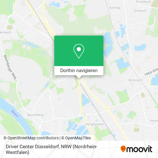 Driver Center Düsseldorf Karte