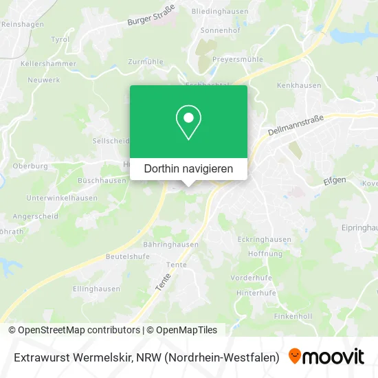 Extrawurst Wermelskir Karte