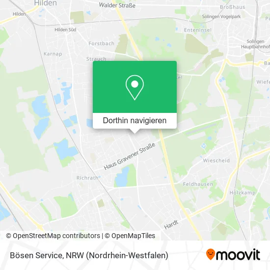 Bösen Service Karte