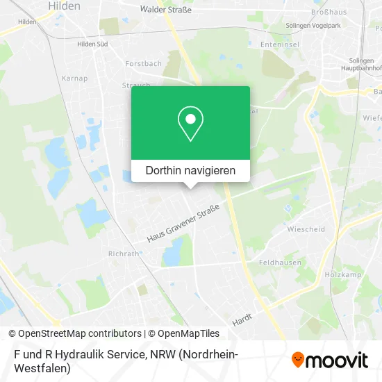 F und R Hydraulik Service Karte