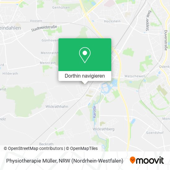 Physiotherapie Müller Karte