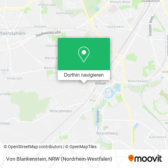 Von Blankenstein Karte