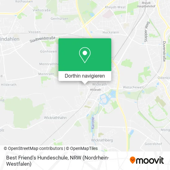 Best Friend's Hundeschule Karte