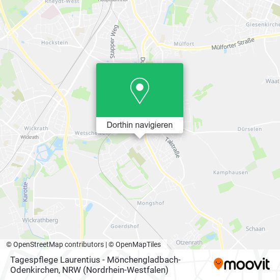 Tagespflege Laurentius - Mönchengladbach-Odenkirchen Karte