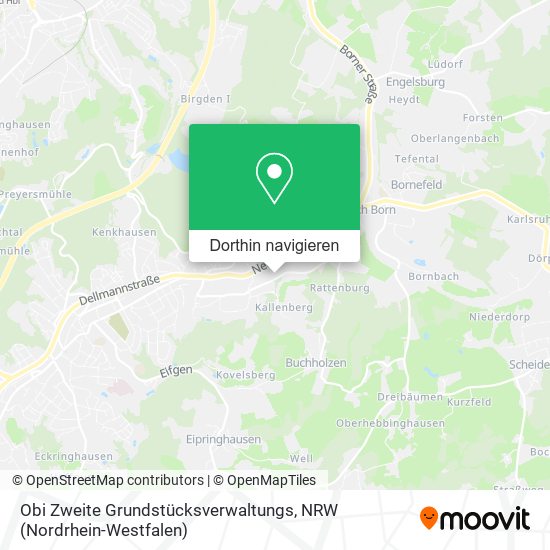 Obi Zweite Grundstücksverwaltungs Karte