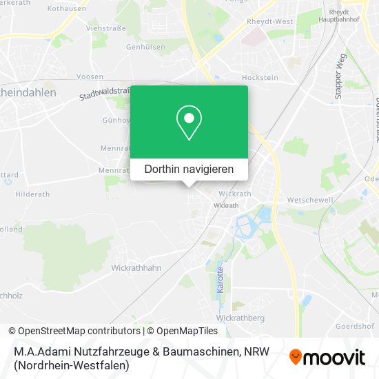 M.A.Adami Nutzfahrzeuge & Baumaschinen Karte